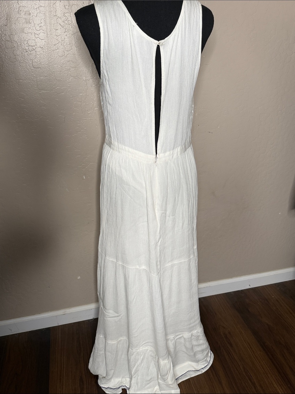 Lulu's White Maxi Dress with Multicolor Floral Embroidery - Picture 8 of 10